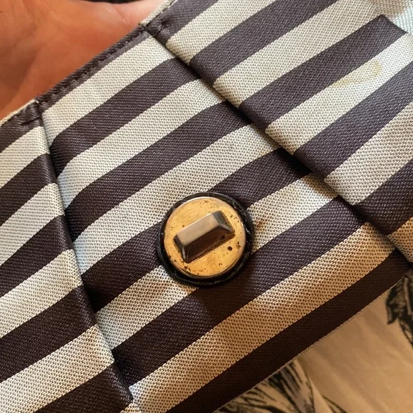 Mini Henri Bendel Signature Stripe Shoulder Bag - Picture 9 of 10